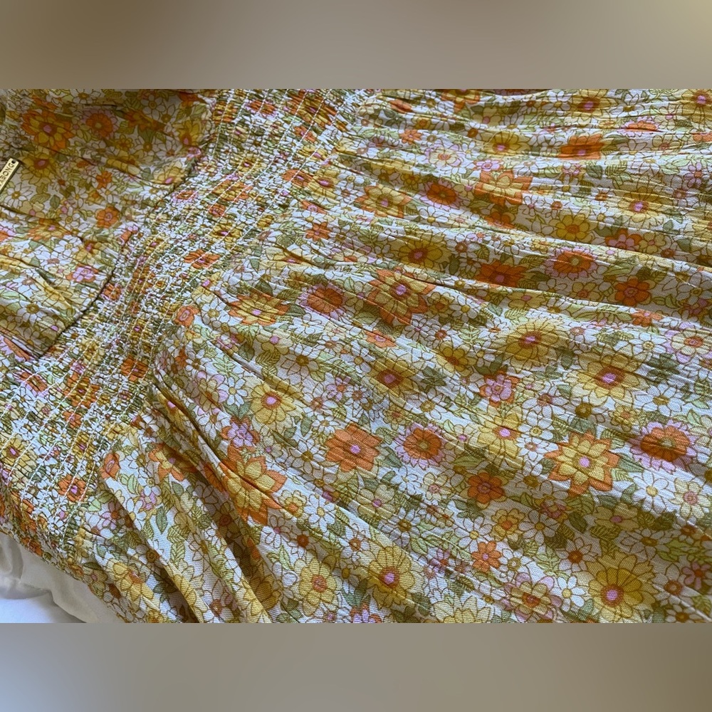 Billabong Something Pretty floral mini Dress NWT - Picture 9 of 12